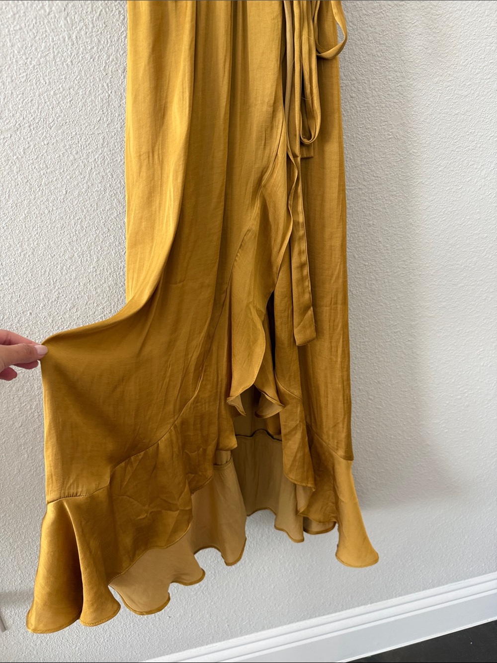 Bardot Ruffle Wrap Dress - Picture 4 of 5